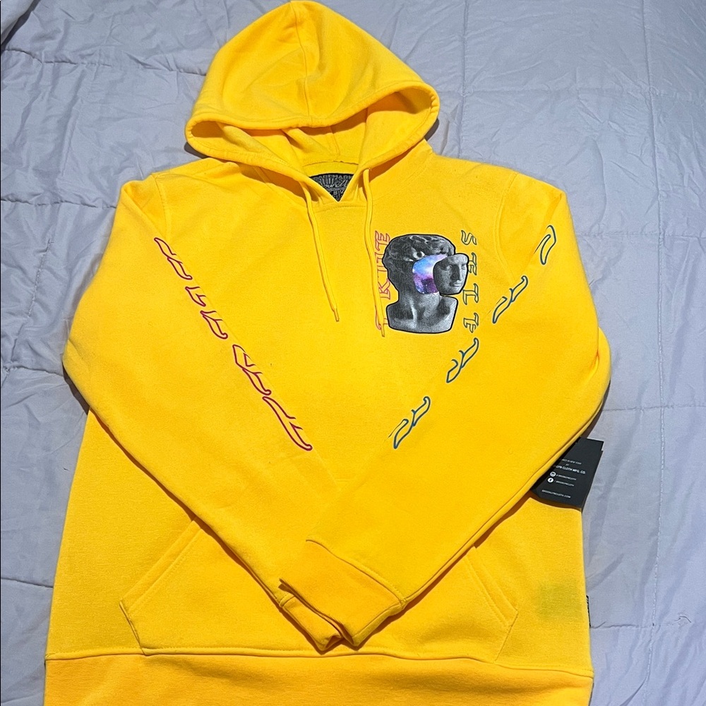 Brooklyn Cloth Yellow Graphic Hoodie
